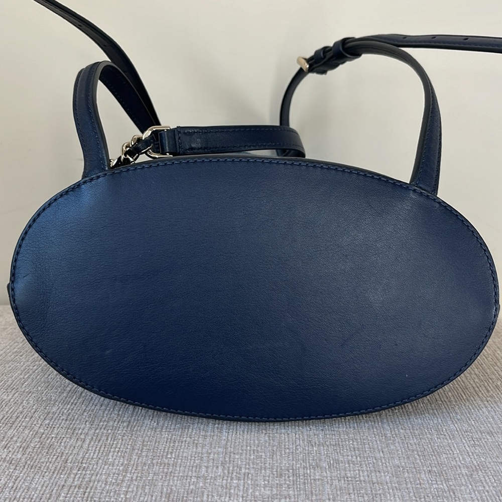 Kate Spade “Briar Lane” quilted denim bucket backpack - EUC - Picture 6 of 11